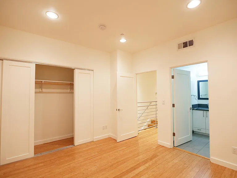 Front Bedroom Closet & Bathroom