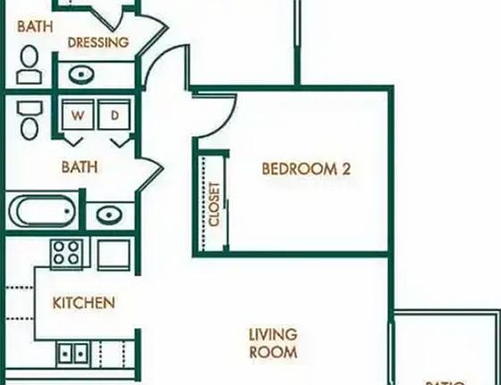 2x2 floorplan 2x2 floorplan