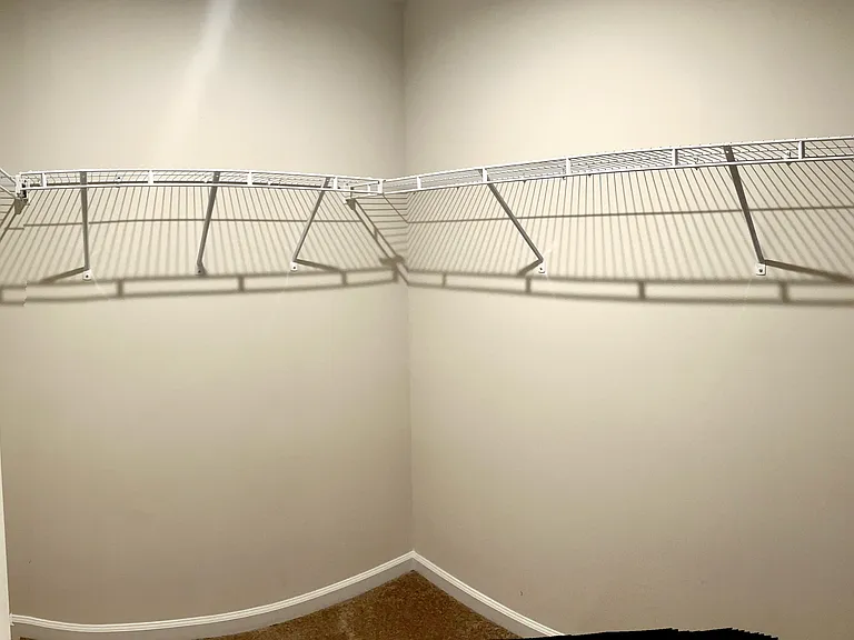 Master walk-in closet