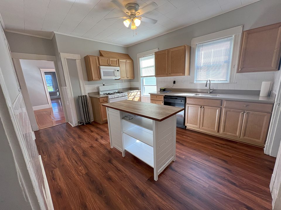 Large bright open kitchen
