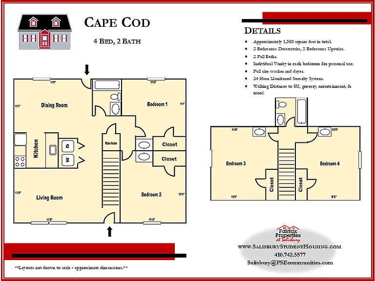 Cape Cod Layout & Description Cape Cod Layout & Description