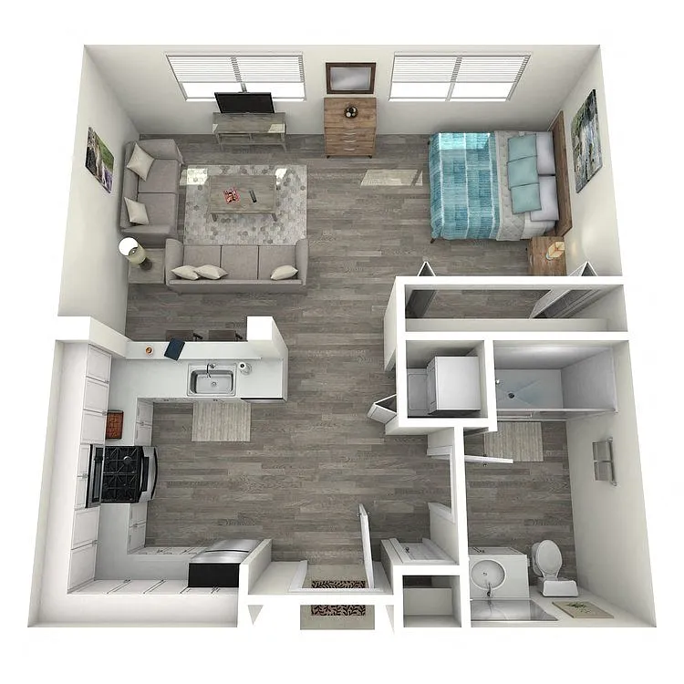 Floor plan Studio C