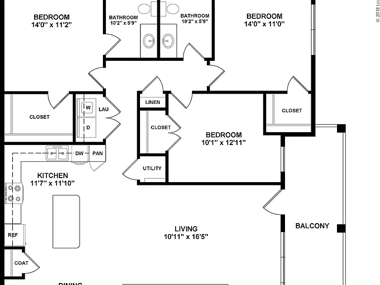 B6 Floor plan W Dimensions B6 Floor plan W Dimensions