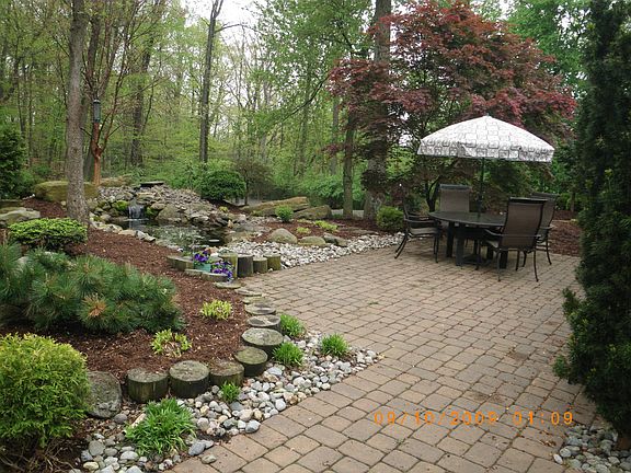 Patio at Pond
