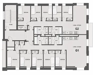 Floor plan 3X2R