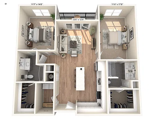 Floor plan B1