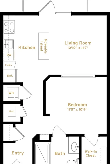 2A1 - Phase 2 Modern floor plan The Boulevard (SC)