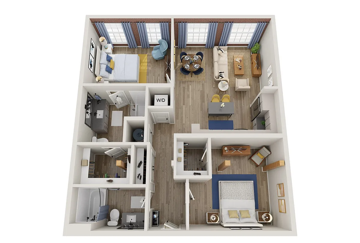 Floor plan 2B-M
