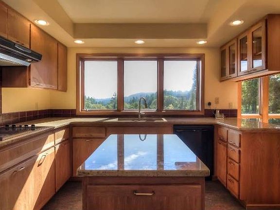 Kitchen with views