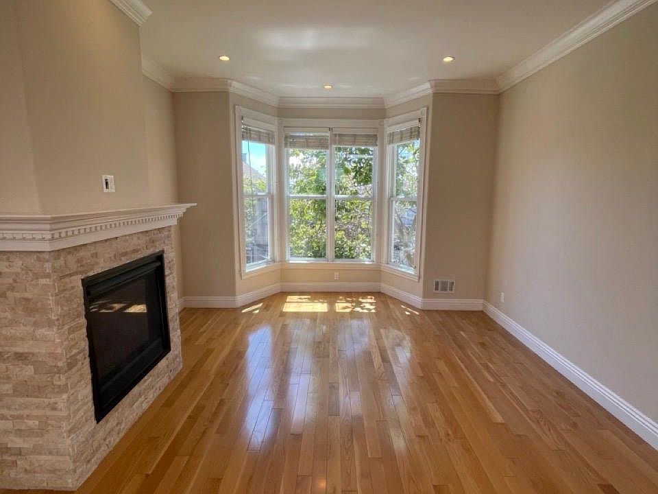 Living Room with Fireplace