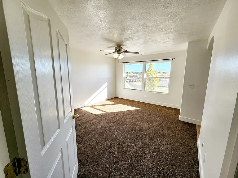 Beautiful and spacious master bedroom.