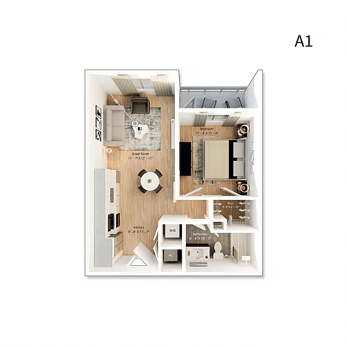 Floor plan A1
