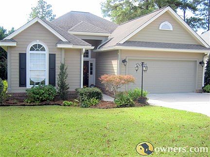 Front view of home from cul-de-sac.