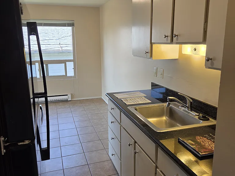 Kitchen towards dining area