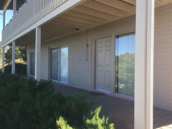 Apt B entrance with private patio.