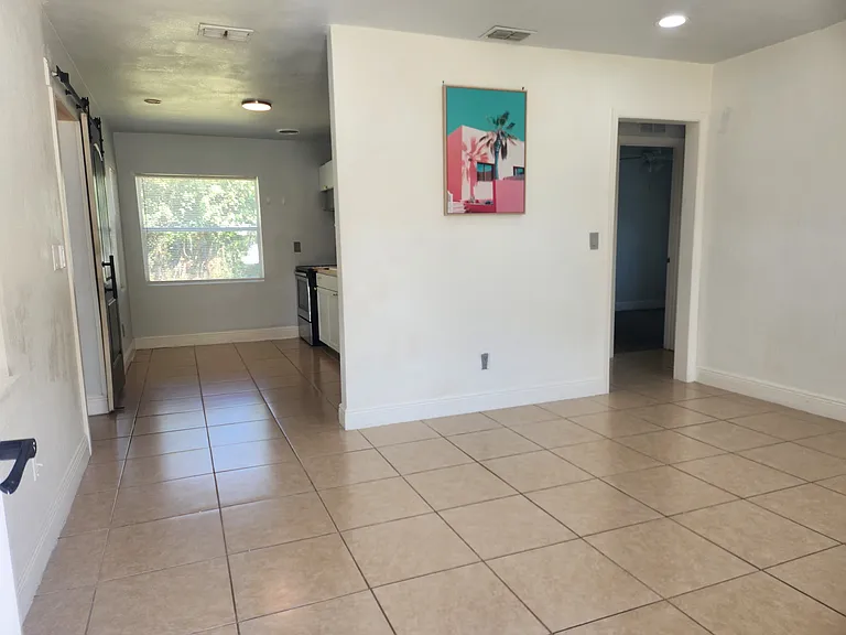 Recessed lighting and tile floors