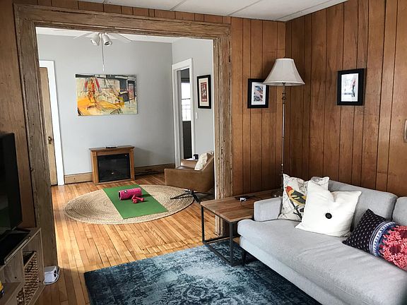 A great space for workouts from home! Or you can wander 1 block down the street to Ford's Gym for a fully stocked gym experience!