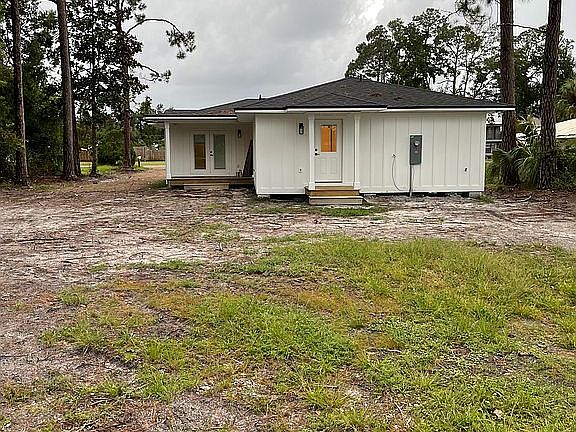 Back of house from bike path