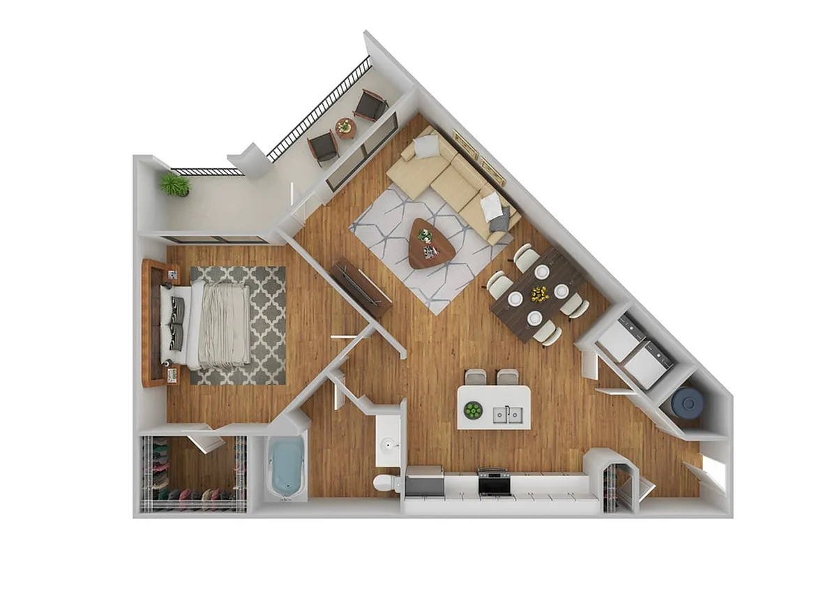 Floor plan A2 | Renovated