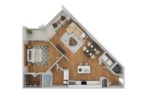 Floor plan A2 | Renovated