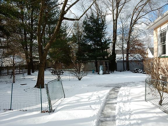 Large backyard