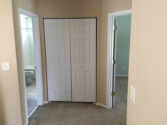 Upstairs closet and bath