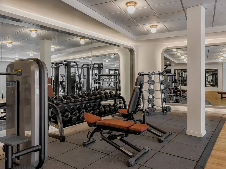 Fitness Center at The Hallon II apartments in Hopkins, MN
