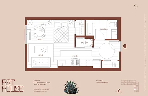 Floor plan Studio