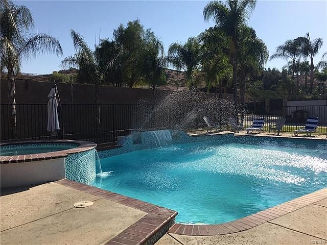 Inviting Waterfall Feature