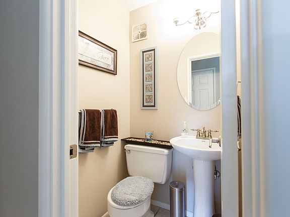 Main level half bathroom