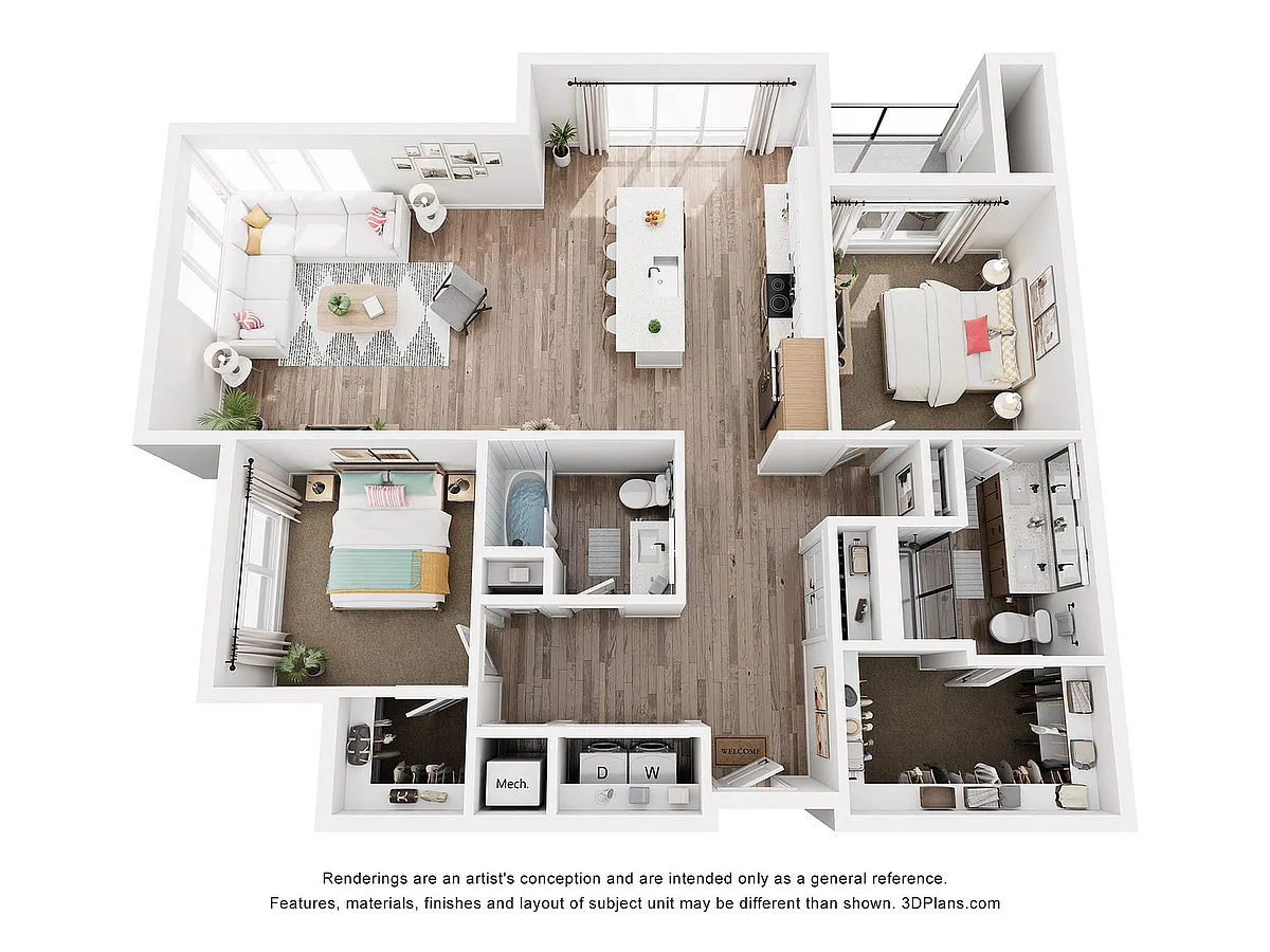 Floor plan Q
