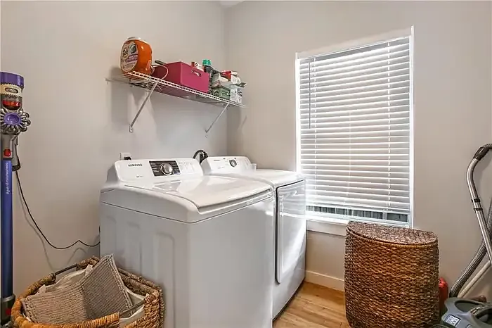 Washer & Dryer included.