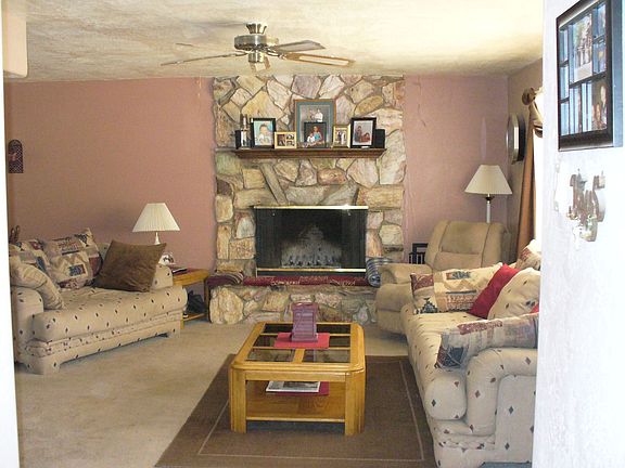 Large living area on the second level