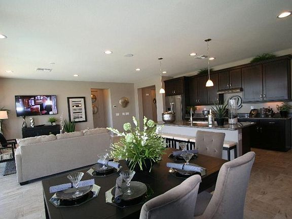 Model home so you can picture the home with furniture