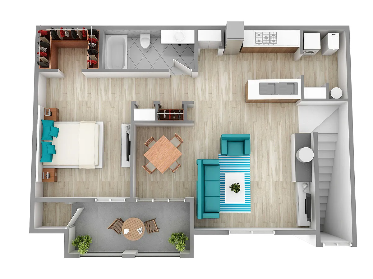 Floor plan A1C