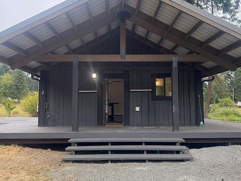 Front Door, Entryway & Front Deck