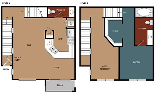 Floor plan 1B-Loft