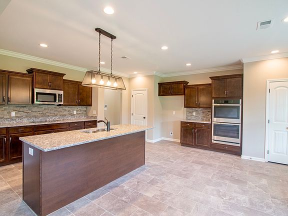 Huge modern kitchen with stainless steel appliances!