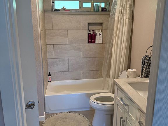 Primary upstairs bathroom - can be accessed from hallway and from bedroom #1.