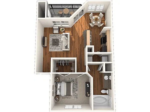 Floor plan Enchanted Rock