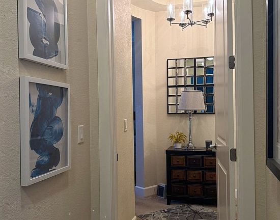 Entrance foyer to master suite