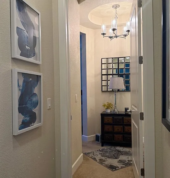 Entrance foyer to master suite