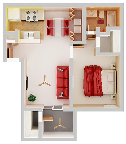 Floor plan Crape Myrtle