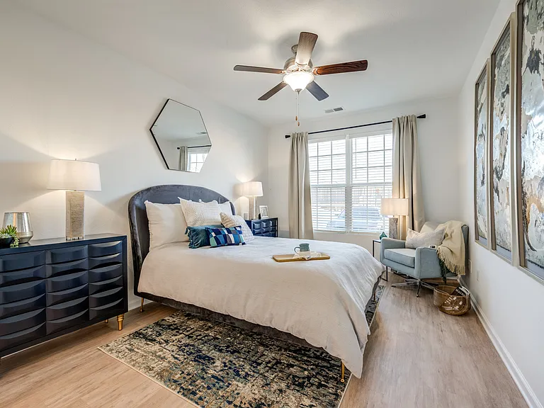 Spacious Bedroom with Large Window