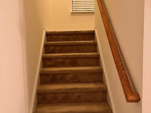 Stairs leading up to 3rd / top level