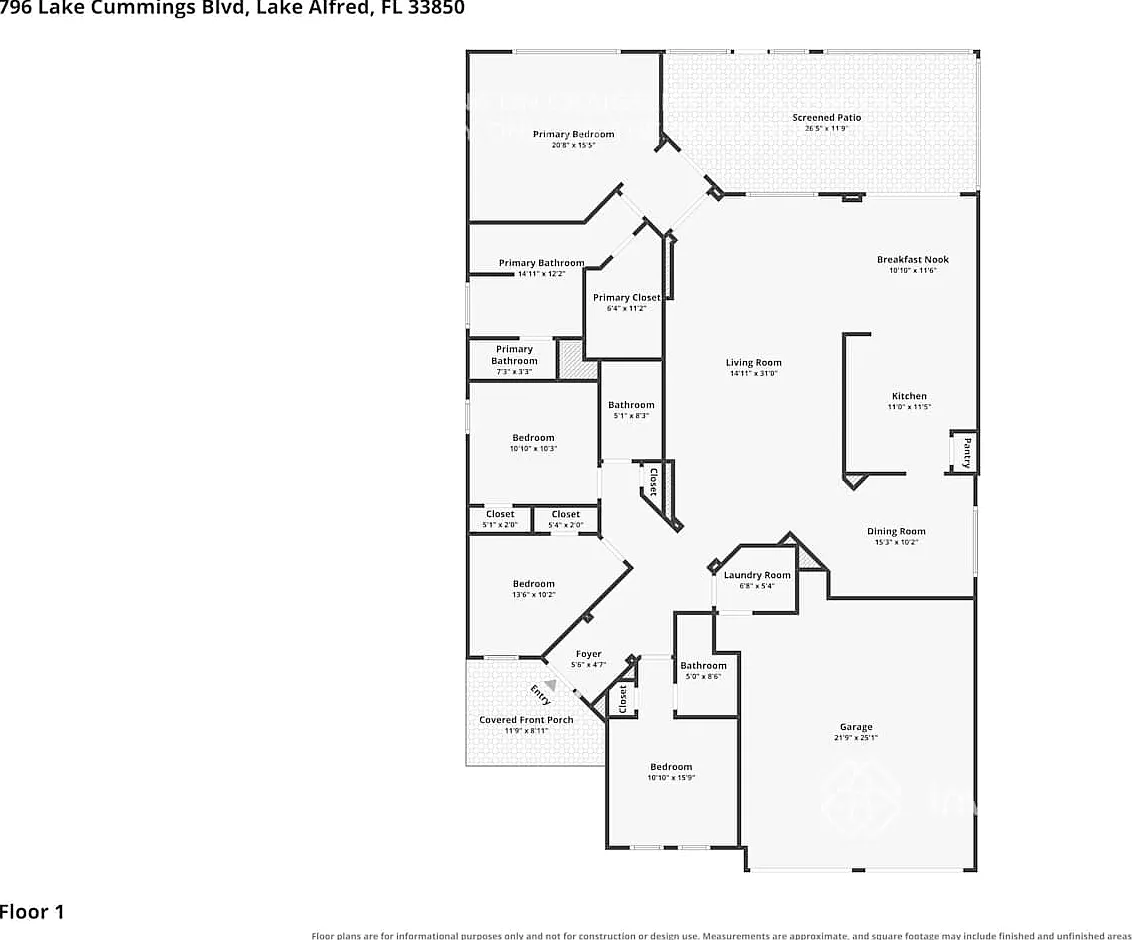 796 Lake Cummings Blvd Lake Alfred, FL 33850 — Photo 2