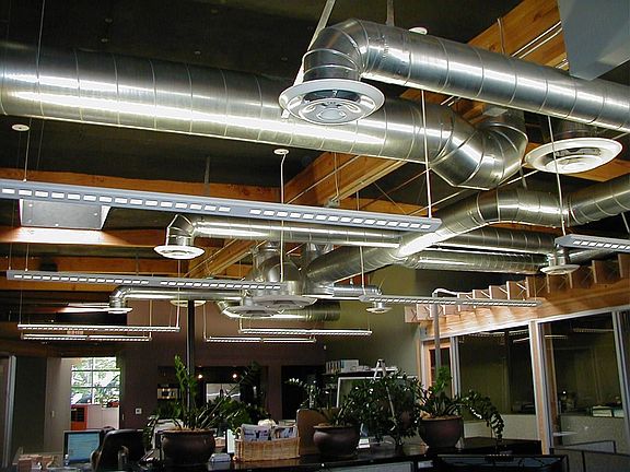 View of exposed ceilings