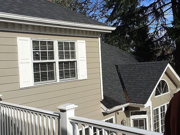 Upstairs deck