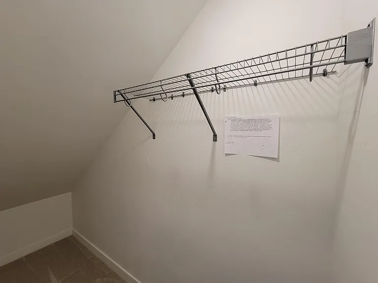 closet space near dining area