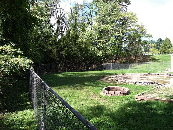 Fenced Yard View to Private West